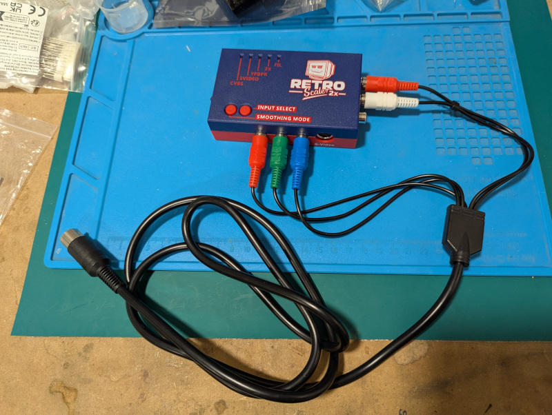 component cable & retroscaler